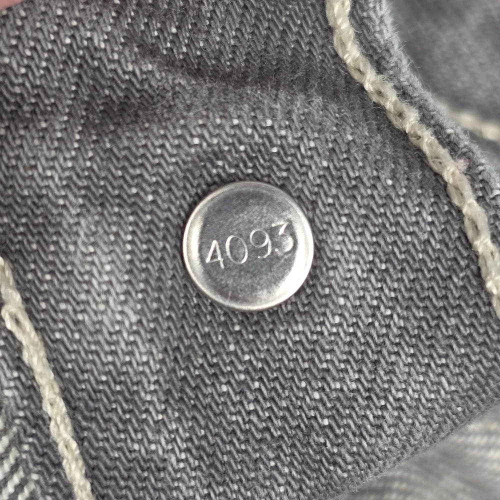 Levi's 501XX Mens Jeans 35x32 (32x29 measured) Straight Leg Gray Wash Denim‎